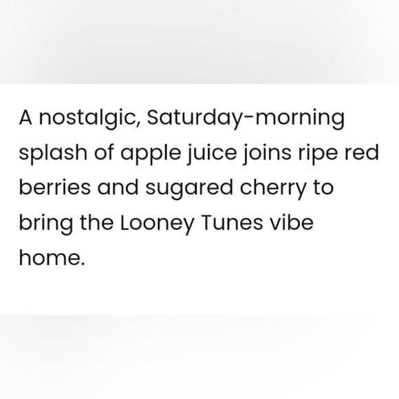 Warner Brothers Looney Tunes Scentsy Scent Pak Apple Red Berries Cherries Buddy - Picture 2 of 2